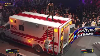 WWE 2K24 Liv Morgan vs Rhea Ripley Ambulance Match