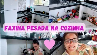 FAXINA PESADA NA COZINHA 💕 LAVEI TUDO ll Vem Se Motivar ll Carini Miranda