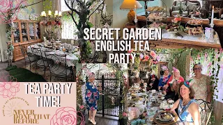 SECRET GARDEN ENGLISH TEA PARTY - FINAL TEA & CRAFTING PARTY REVEAL -  Decor, Recipes, Party PICS