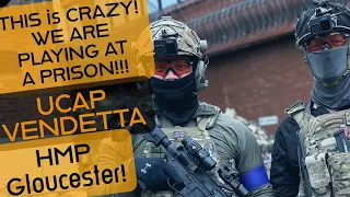 THIS is CRAZY!! WE ARE AT A PRISON - HMP GLOUCESTER! - UCAP Vendetta airsoft