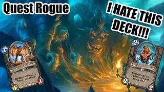 THIS DECK IS HOT TRASH!!! | Quest Rogue | Fractured in Alterac Valley | Wild Hearthstone