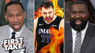 FIRST TAKE | Luka Doncic! The heir to King James’ throne! - Stephen A on Mavericks’ epic Game 2 win