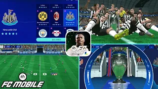 EA Sports FC Mobile 24 | UCL Tournament - Newcastle United Win Champions League | Thropy Celebration