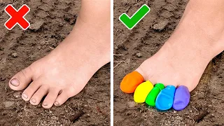 FANTASTIC FEET HACKS || Awesome Ideas For Your Shoes
