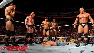 The Nexus interrupt the main event and reap destruction: Raw, June 7, 2010