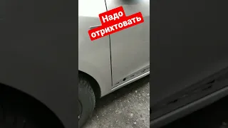 Рено Меган 3 боковой удар #авторемонт #днепр #малярка #топ