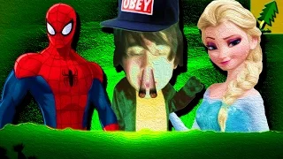 Spiderman, Frozen Elsa & Leafy: The Story You Never Knew | Treesicle