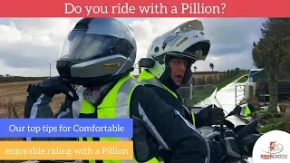 Do you ride with a pillion?  | Our tips and tricks