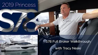 2019 Princess S78 'Lady Marianne' Full Broker Walkthrough with Tracy Neale