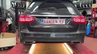 Uitlaat op maat * Mercedes S205 *