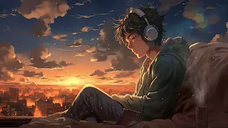 Chill lofi mix Positive mood Relaxing music to start the night peacefully relax/study/stress relief