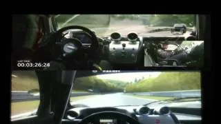 GT5 vs Real Life Nurburgring Nordschleife Zonda R Lap Record