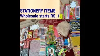 Stationery Wholesale Market in HYDERABAD|cheapest stationery market |office stationery items