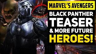 Marvel's Avengers New Content - Black Panther Teaser, Secrets & More Future Characters Hinted!