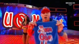 WWE The Miz and Maryse Entrance as John Cena And Nikki Bella 10-4-17 HD