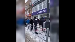 СУПЕРМЕН ПРОТИВ ПОЛИЦЕЙСКИХ НА МИТИНГЕ | ЭКСКЛЮЗИВНЫЕ КАДРЫ 23.01.2021 P9