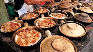 Clay Pot Chicken Sausage Rice | Malaysian Street Food