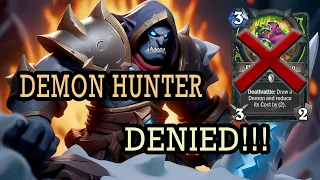 Dominating Demon Aggro Hunter with My Hearthstone Death Knight Deck