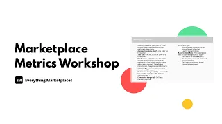 Marketplace Metrics Workshop