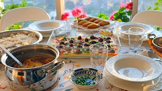 Ramadan Turkish Iftar Menu: Ottoman Lentil Soup / Kofta With Potato Yogurt / Walnut Dessert