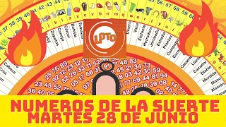 NUMEROS DE LA SUERTE MARTES 28 DE JUNIO 2022 (DIARIA, JUGÁ 3, COMBO, FECHAS)