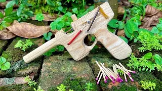 How to make creative crafts with wood and matches