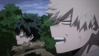 Bakugo reassure Deku and Giant Fox/Dolphin lady recognize Deku | MHA season 6 episode 24 English Dub