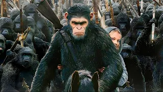 سيزر بيجمع جيش من القرود و بيحارب البشر كلهم | ملخص سلسلة planet of apes