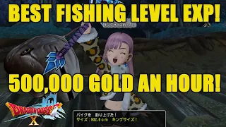 The Best Spot to Grind Fishing Level EXP & Make 500k gold an Hour in the Process! | Dragon Quest X