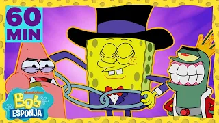 60 MINUTOS de todos os melhores momentos NOVINHOS de Bob Esponja!| Bob Esponja em Português