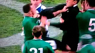 Sonny Bill Williams VS Cian Healy (RUGBY SCUFFLE)