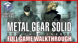 METAL GEAR SOLID Remake THE TWIN SNAKES Gameplay Walkthrough FULL GAME [GameCube] No Commentary