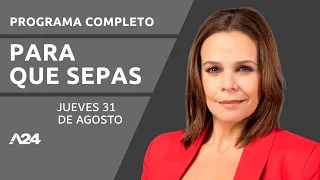 Dolor y conmoción por la muerte de Silvina Luna #ParaQueSepas l PROGRAMA COMPLETO 31/08/2023