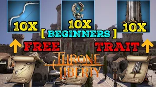 Throne And Liberty 30x Blue Weapon Craft for Traits Easiest Way in [BEGGINERS Guide]