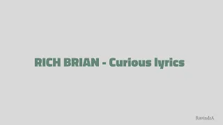 Rich Brian - Curious (lyric video) from the album The Sailor