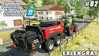 Took a contract for making and baling hay | Erlengrat Farm | Farming simulator 22 | Timelapse #02