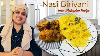 Nasi Biryani | Malaysian Indian Cuisine | How To Make Nasi Biryani | Chicken Biryani Recipe