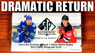 HERE WE GO AGAIN - 19/20 SP Authentic Hockey Hobby Box Break