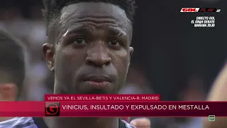 Vinícius se puso a llorar después de recibir insultos de Mestalla