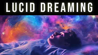 Induce Vivid Lucid Dreams | Black Screen Binaural Beats Sleep Music To Go Into A Deep REM Sleep
