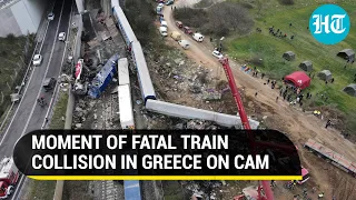 Greece Train Collision: CCTV shows how ‘human error’ caused worst ever rail crash | Watch