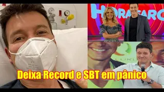 Rodrigo Faro pega covid e deixa Record e SBT em pânico