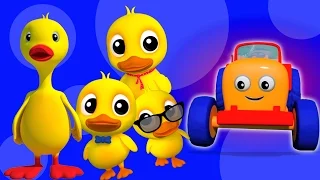 пять маленьких уток | рифмы для детей | дети музыка | Five Little Ducks | 3D Children Song & Rhymes