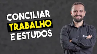 Como passei em concurso trabalhando e estudando