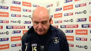 Luton v Walsall: John Still's post match reaction