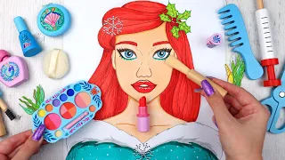 ASMR Makeup for Mermaid Ariel with WOODEN COSMETICS 💄 100% Sleep