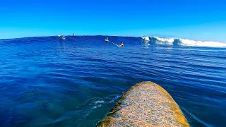 PERFECT GLASSY NORTH SHORE MORNING | RAW POV SURF