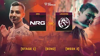 NRG vs Leviatán - VCT Americas Stage 1 - W3D2 - Map 2