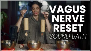 Vagus Nerve Reset to Sleep - Sound Bath Healing Meditation