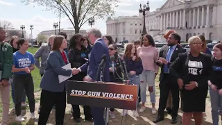 Senator Markey hosts Press Conference on the Gun Violence Prevention Research Act